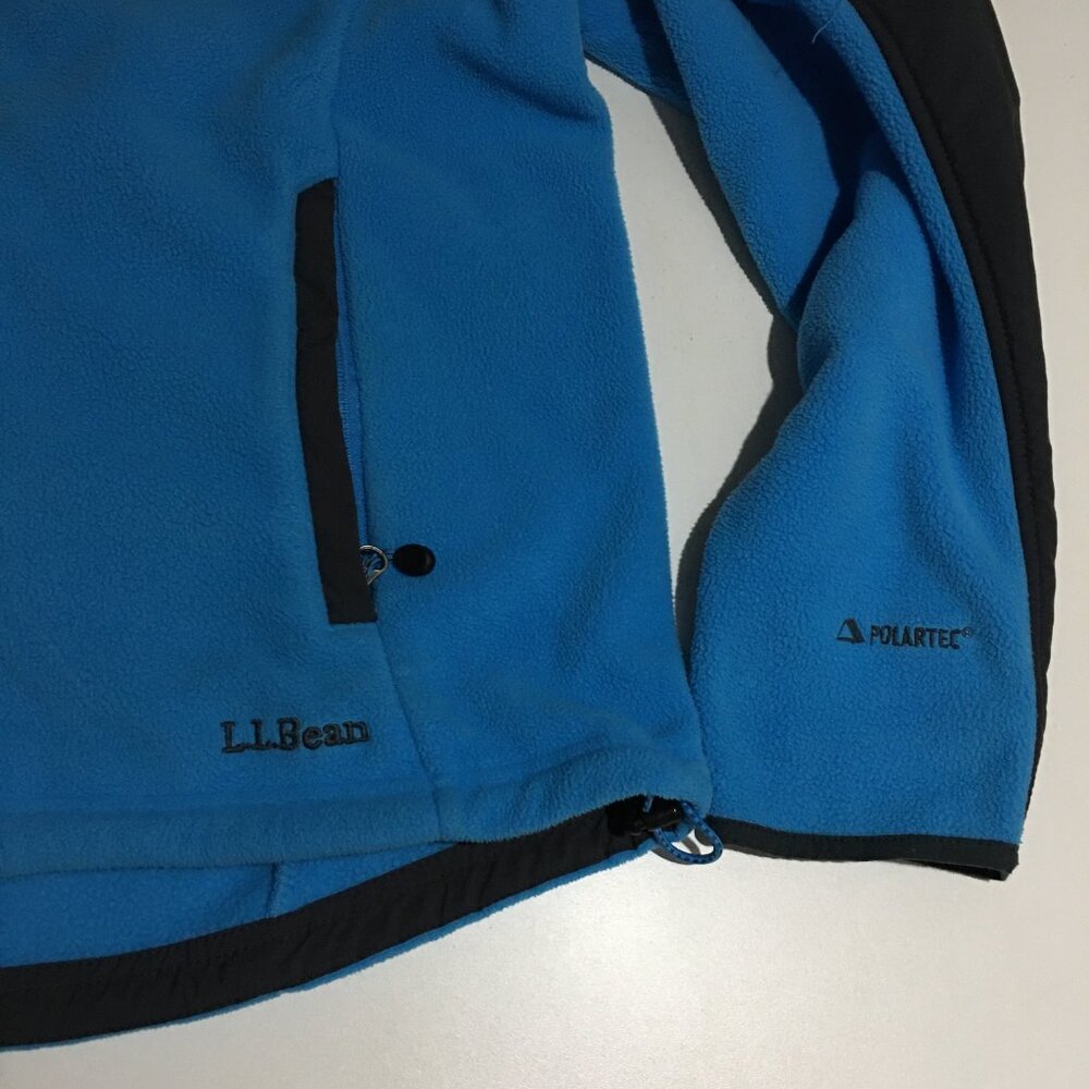 LL Bean Women’s Medium Fleece Jacket Full Zip Sweatshirt - Picture 3 of 9